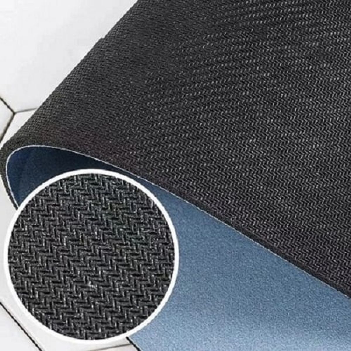MITAPETE COM - TAPETE PARA COCINA ABSORBENTE COLOR NEGRO