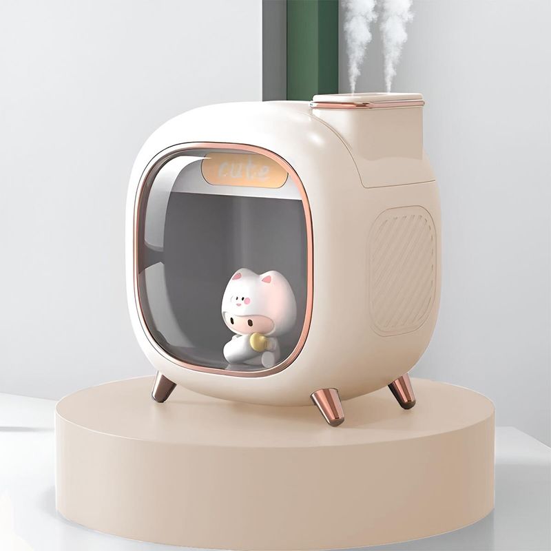 COMPRALOENCASA COM - Humidificador LED Ambientador Doble Difusor Aromas Luminoso A330