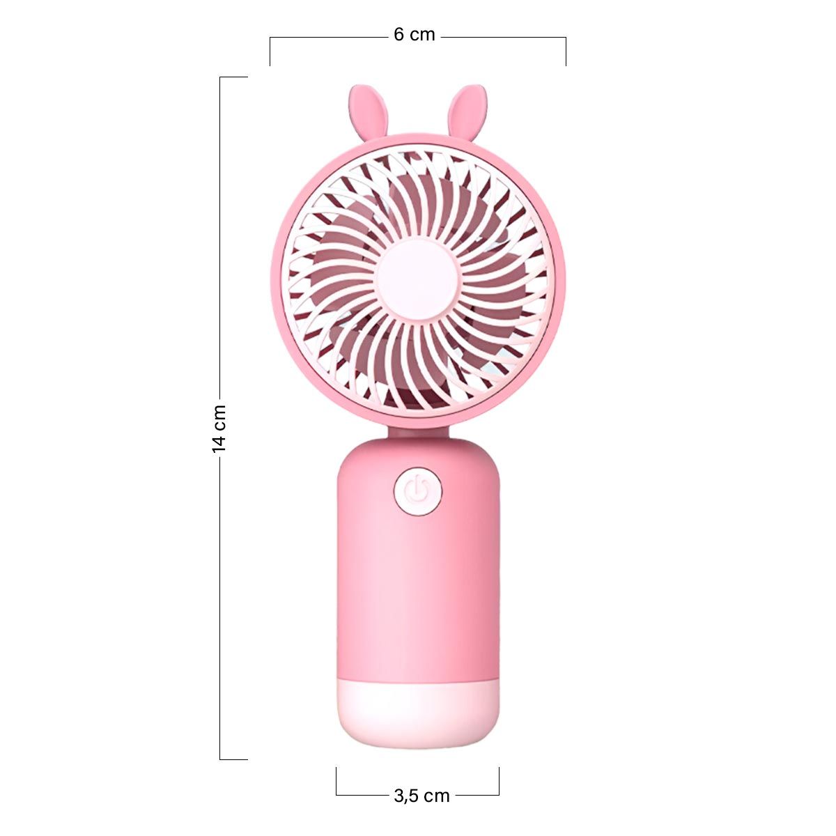 COMPRALOENCASA COM - Mini Ventilador Recargable Portátil De Mano JL8823