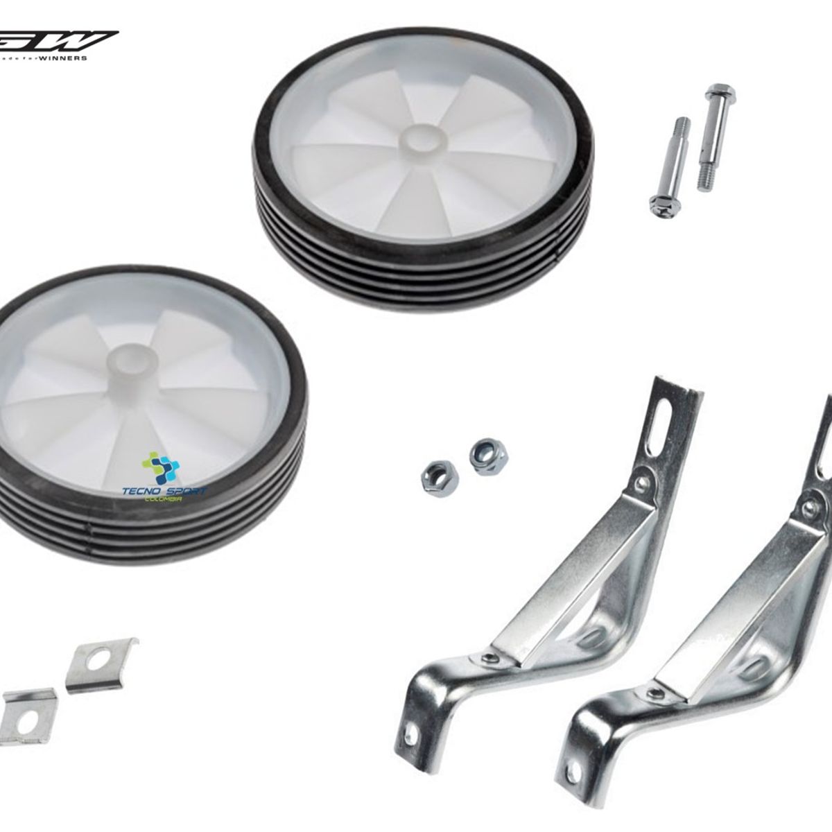 GW - Rueda De Entrenamiento Bicicleta De Niño Rin 20 Reforzada