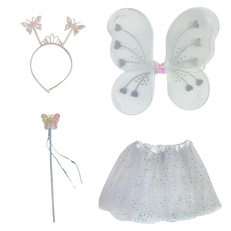 COMPRALOENCASA COM - Disfraz Mariposa Alas Tutú Diadema Varita Halloween OF-685