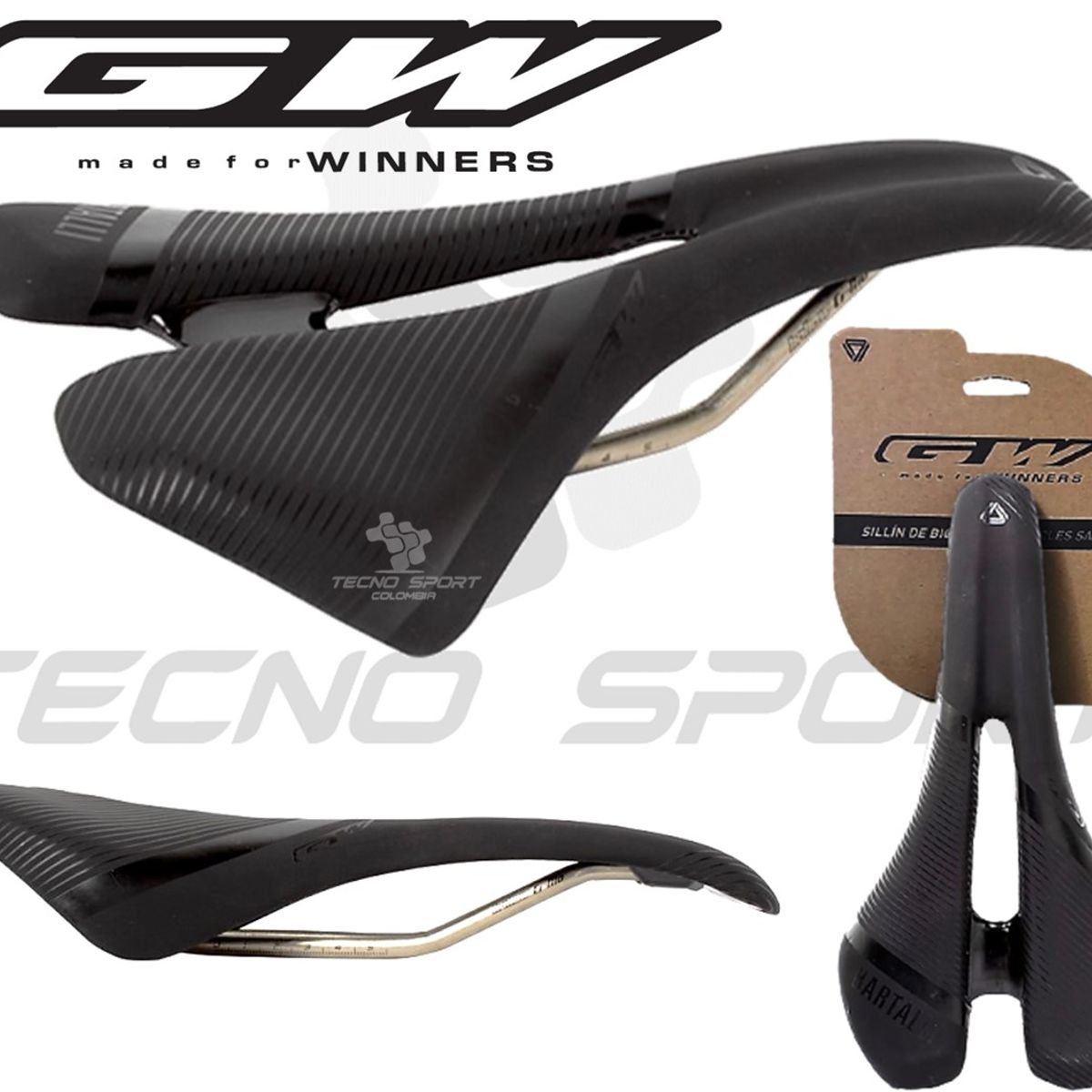 GW - Sillin Bicicleta Gw Bartelli Antiprostatico Mtb Ruta Galapag
