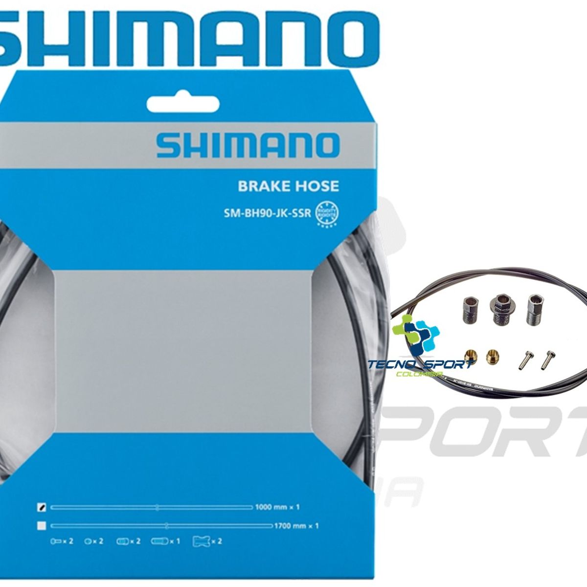 SHIMANO - Manguera Shimano Bh90-ss Freno Hidraulico Delantero 1000mm