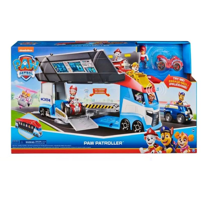 SPIN MASTER - Vehículo Paw Patrol Spin Master Paw Patroller 2.0 Con Ryder…