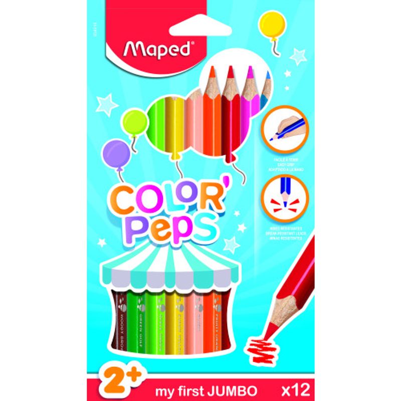 MAPED - Colores Maped Jumbo X12