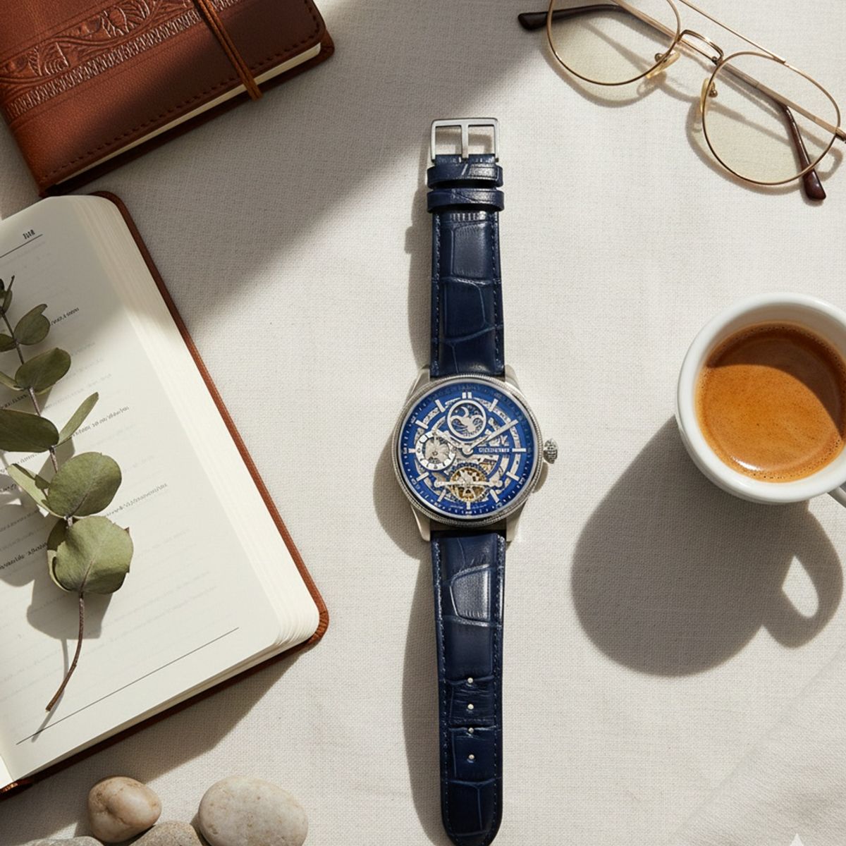 TEMPUS - Reloj Automatico Para Hombre Marca TEMPUS Color plata Negro 1037G-01