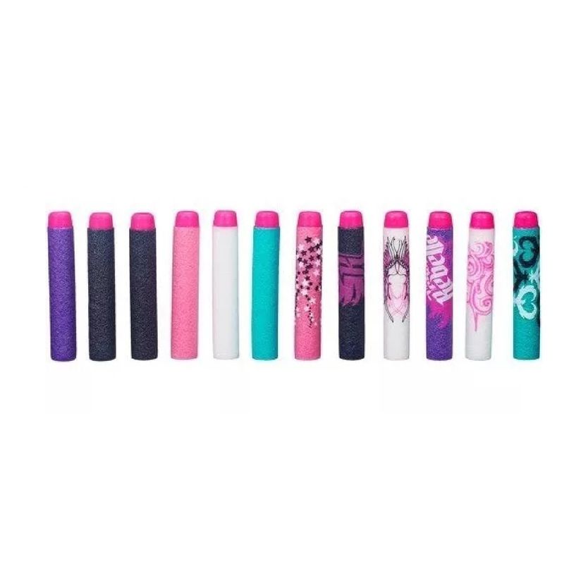 NERF NIÑAS - Dardos Nerf Rebelle Dart Refill Pack X 12