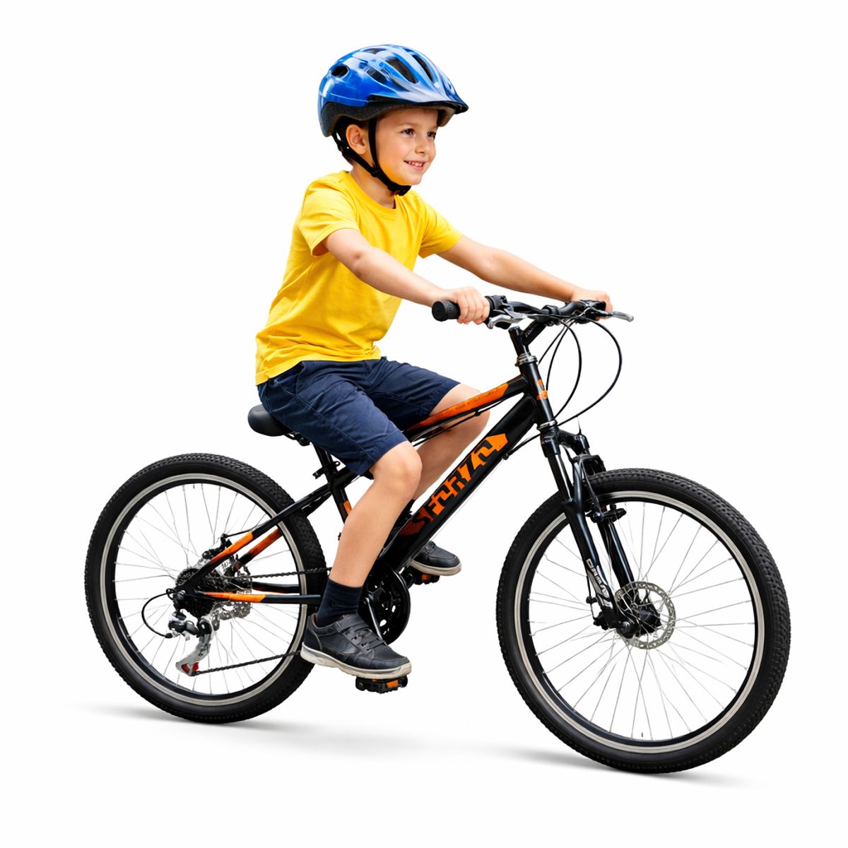 SFORZO - Bicicleta MTB Rin 24 F.Disco Shimano 21