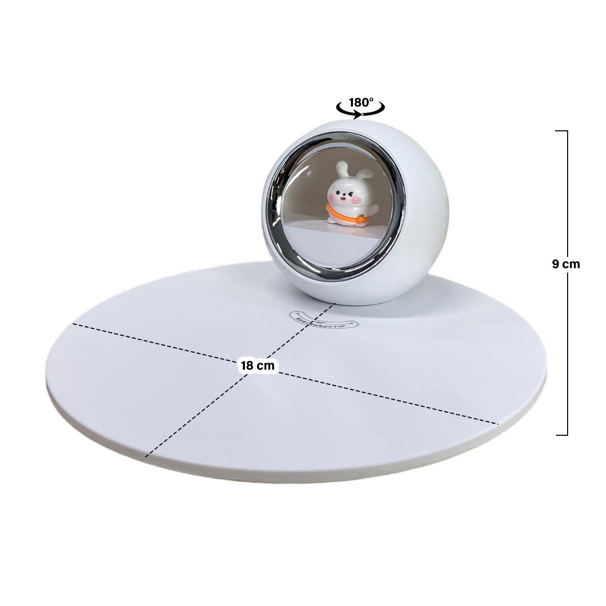 COMPRALOENCASA COM - Cargador Inalámbrico Base De Carga Luz LED Touch K22