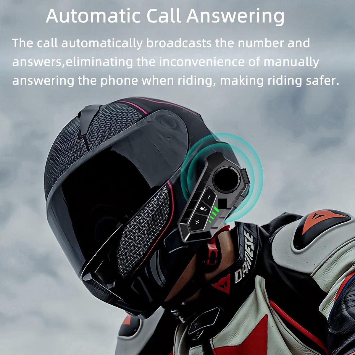 GENERICO - Intercomunicador Kr-m1 Bluetooth Moto Casco Manos Libres