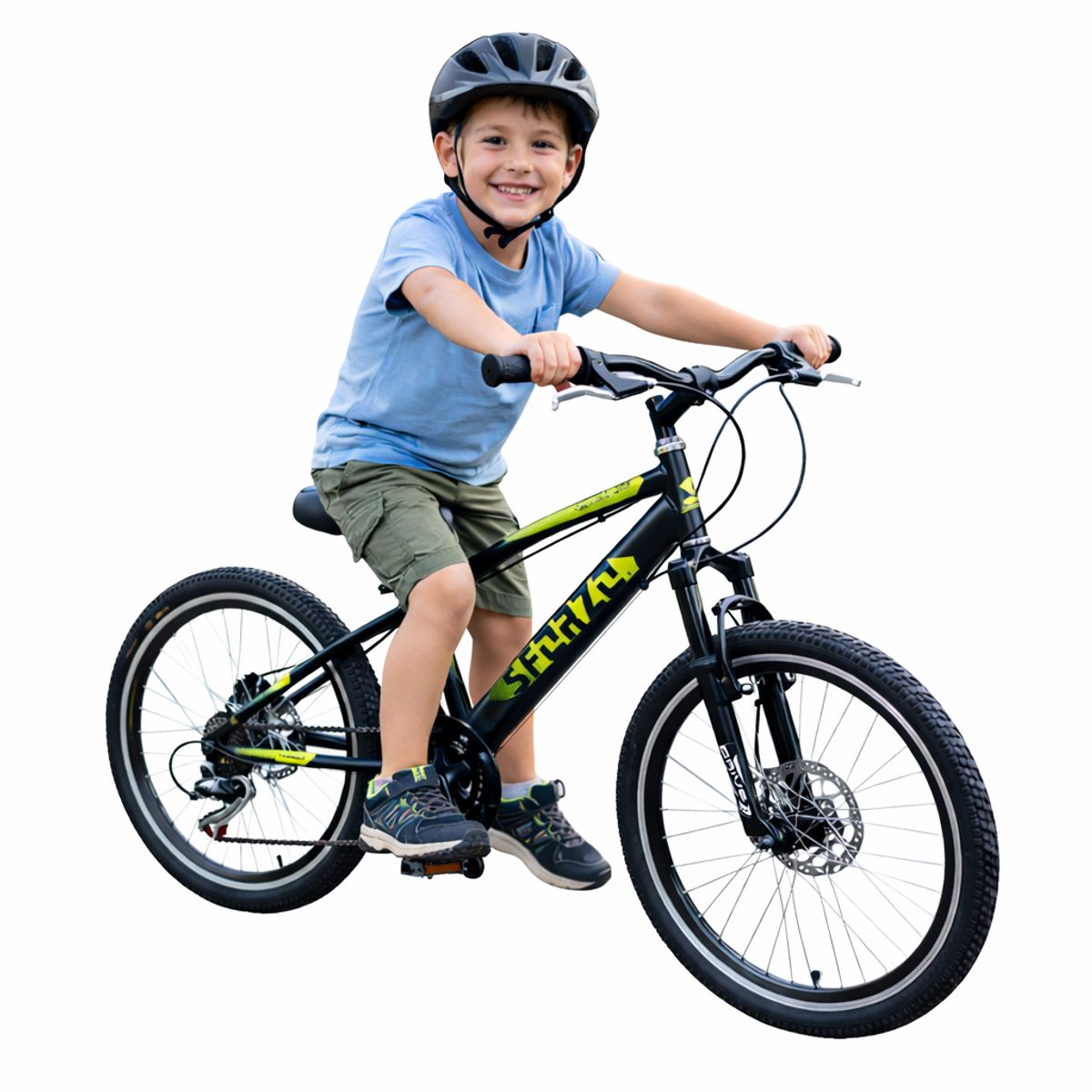 SFORZO - Bicicleta MTB Rin 24 F.Disco Shimano 21