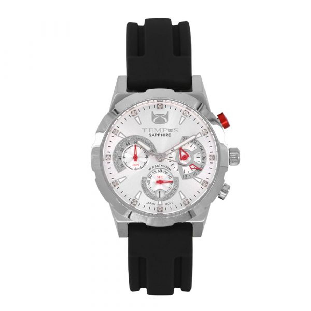 TEMPUS - Reloj Para Mujer Marca TEMPUS Color Negro/Plata  1081L-01