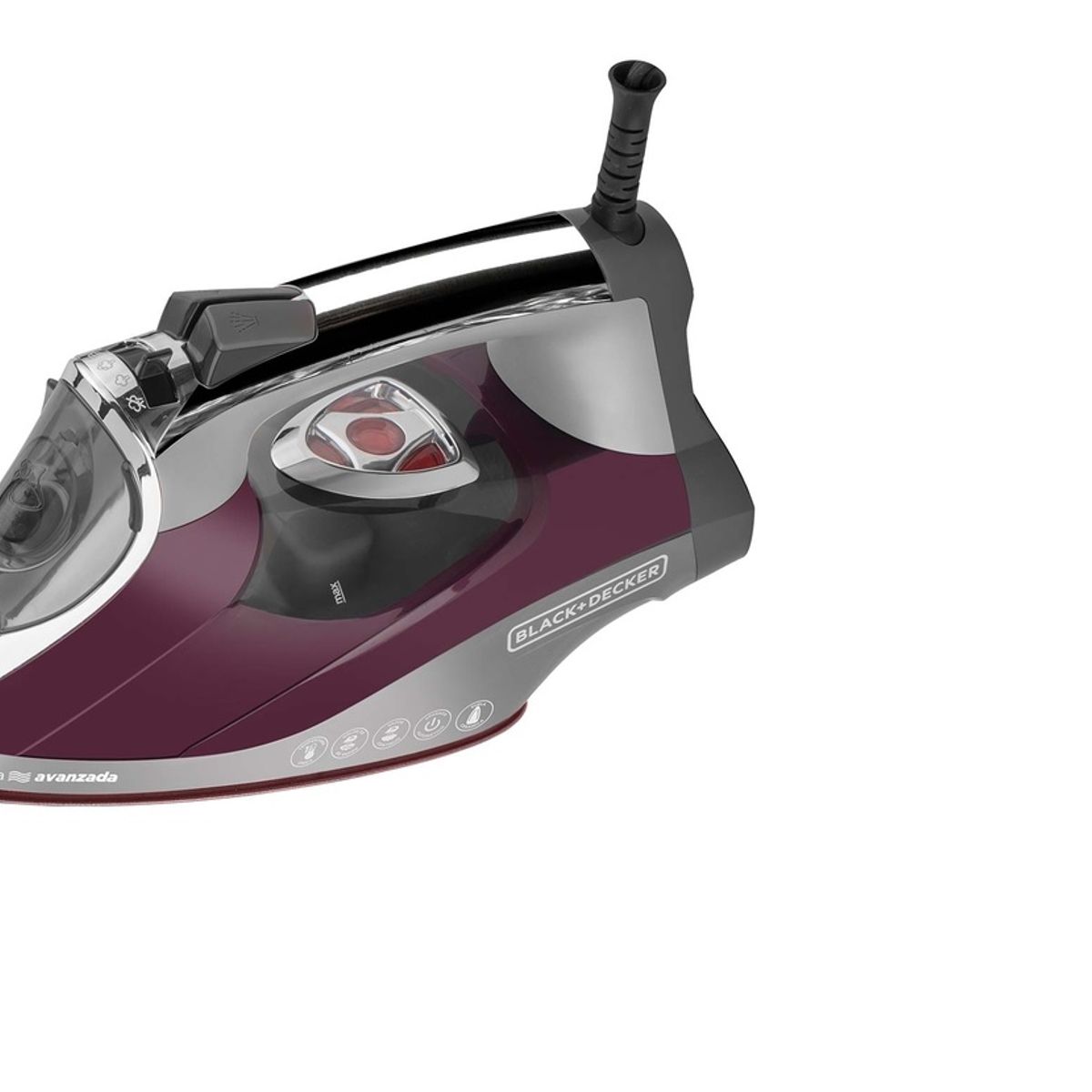 BLACK+DECKER - Plancha de Ropa BLACK+DECKER Temperatura avanzada D3501 Vinotinto