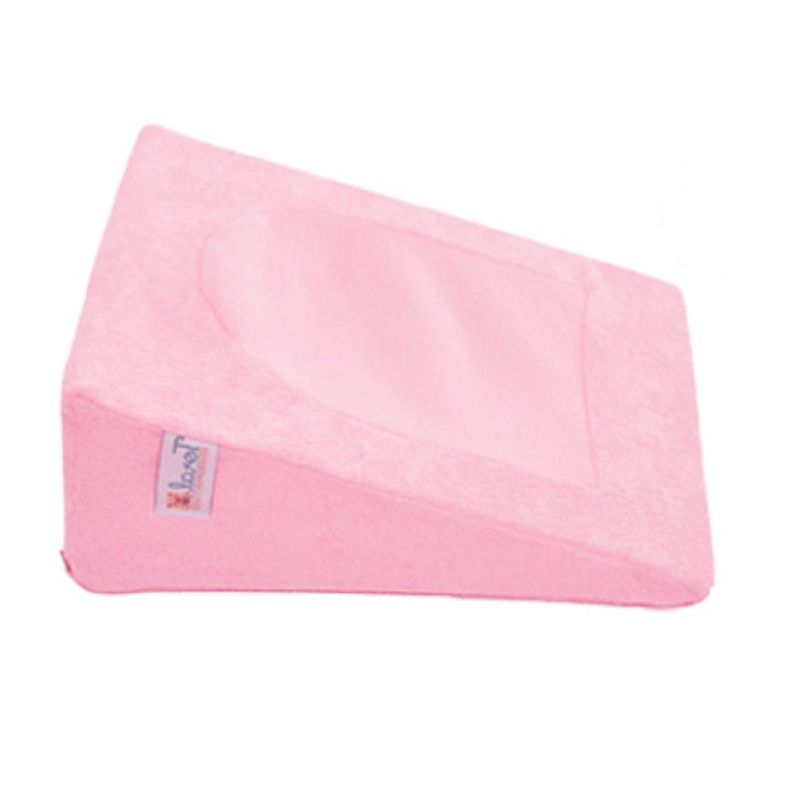 TORAL - Almohada Bebe Anti-reflujo Cabeza Anti-ahogo Beige Rosada