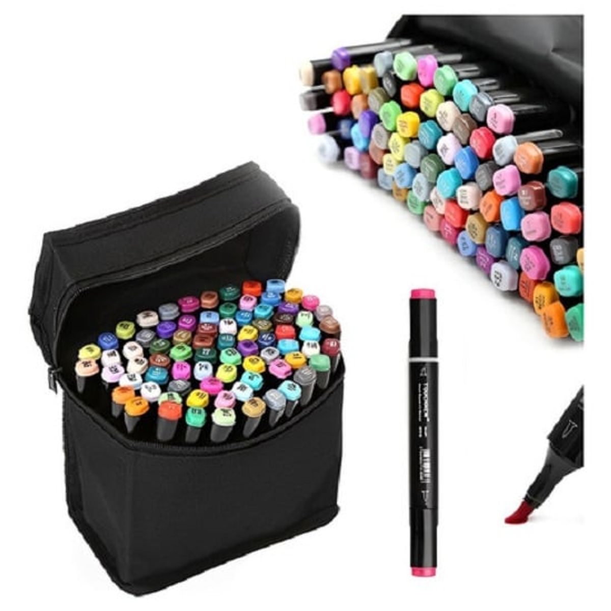 GENERICO - Kit Marcadores Doble Punta X 36 Piezas Escritorio