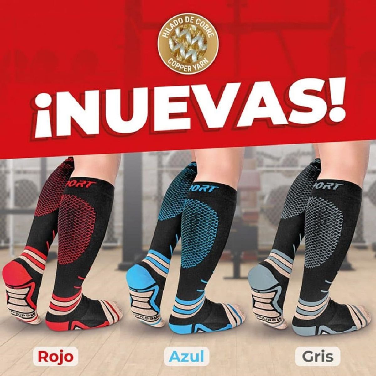 MEDIVARIC - Medias Unisex MediVaric Hilado
