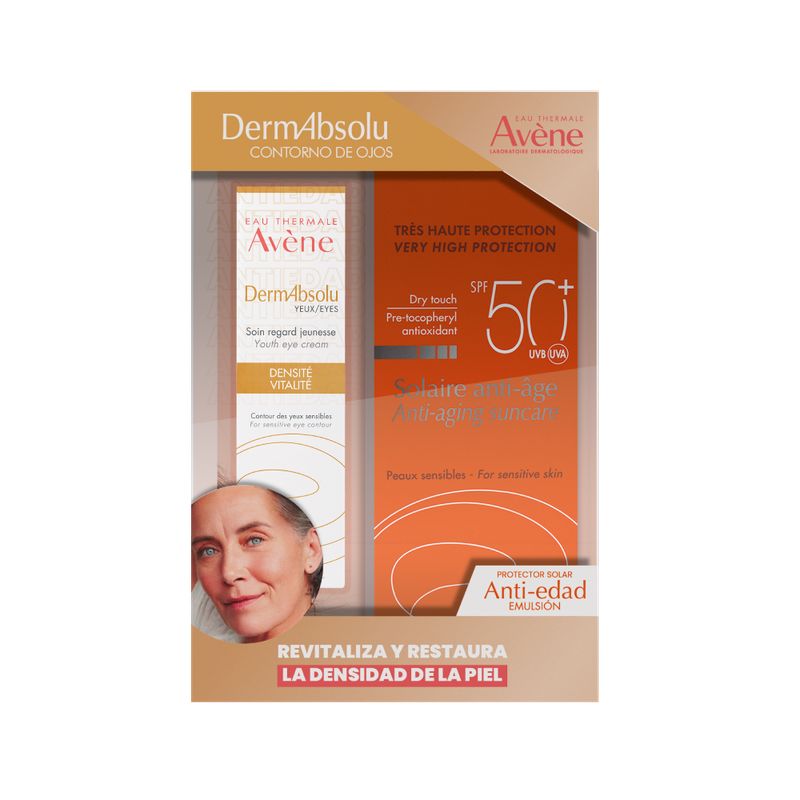AVENE - Kit Avene Dermabsolu Contorno +Protector Solar