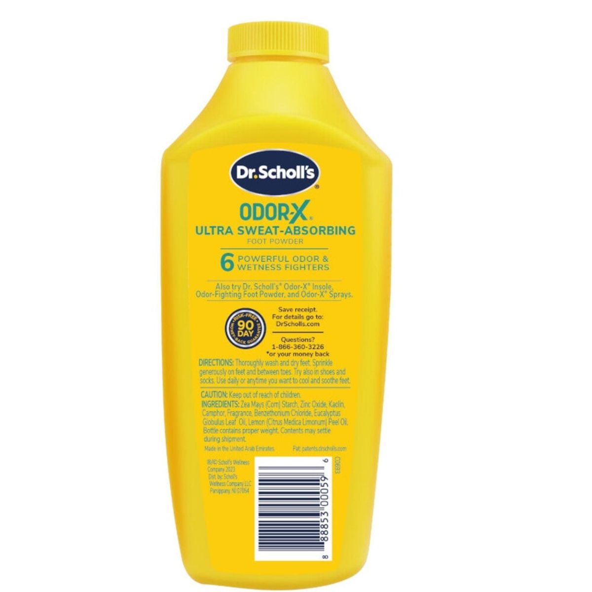 GENERICO - Polvo Pies Dr.Scholls Odor-X Ultra Absorbente X 198g