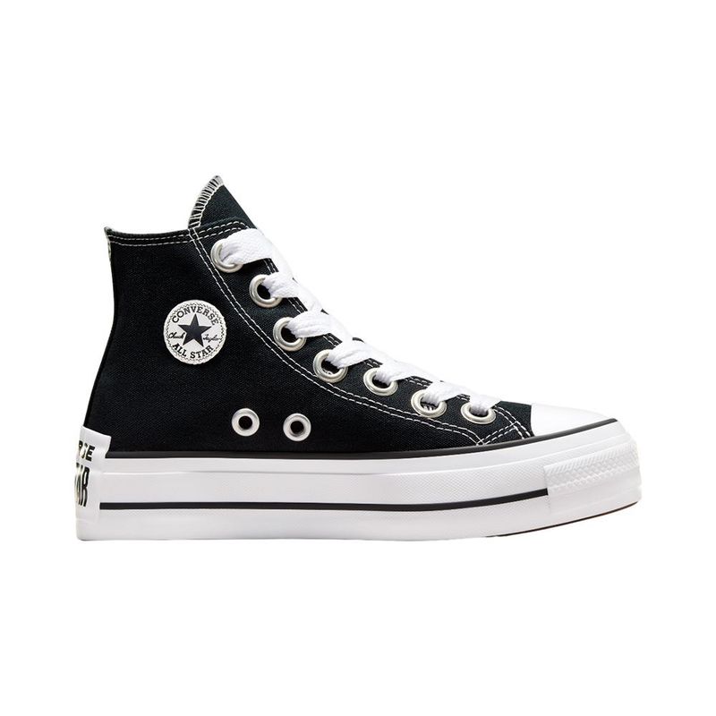 CONVERSE - Botas Converse Chuck Taylor All Star Lift Mujer-Negro