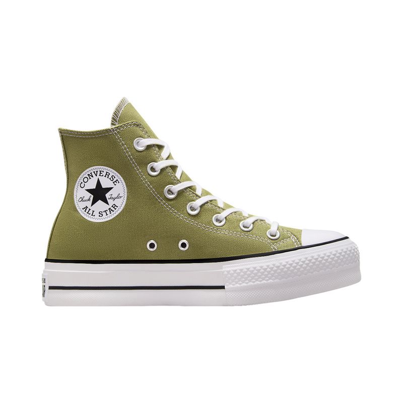 CONVERSE - Botas Converse Chuck Taylor All Star Lift Mujer-Verde