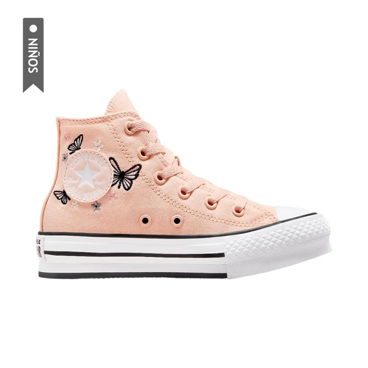 CONVERSE - Botas Converse Chuck Taylor All Star Eva Lift Niño-Naranja