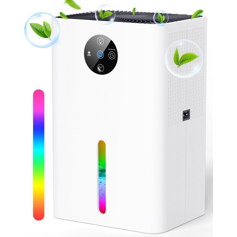 GENERICO - Deshumidificador Eléctrico Absorbente de Humedad Portátil Bajo Consumo