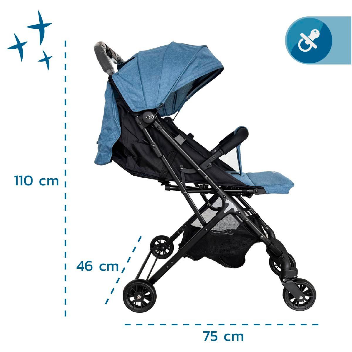 ENFANT'ASY - Coche Paseador Para Bebé viajero de cabina
