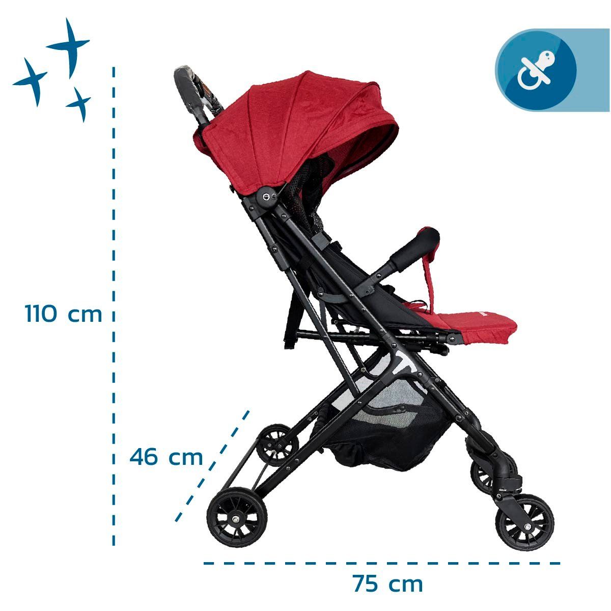 ENFANT'ASY - Coche Paseador Para Bebé viajero de cabina