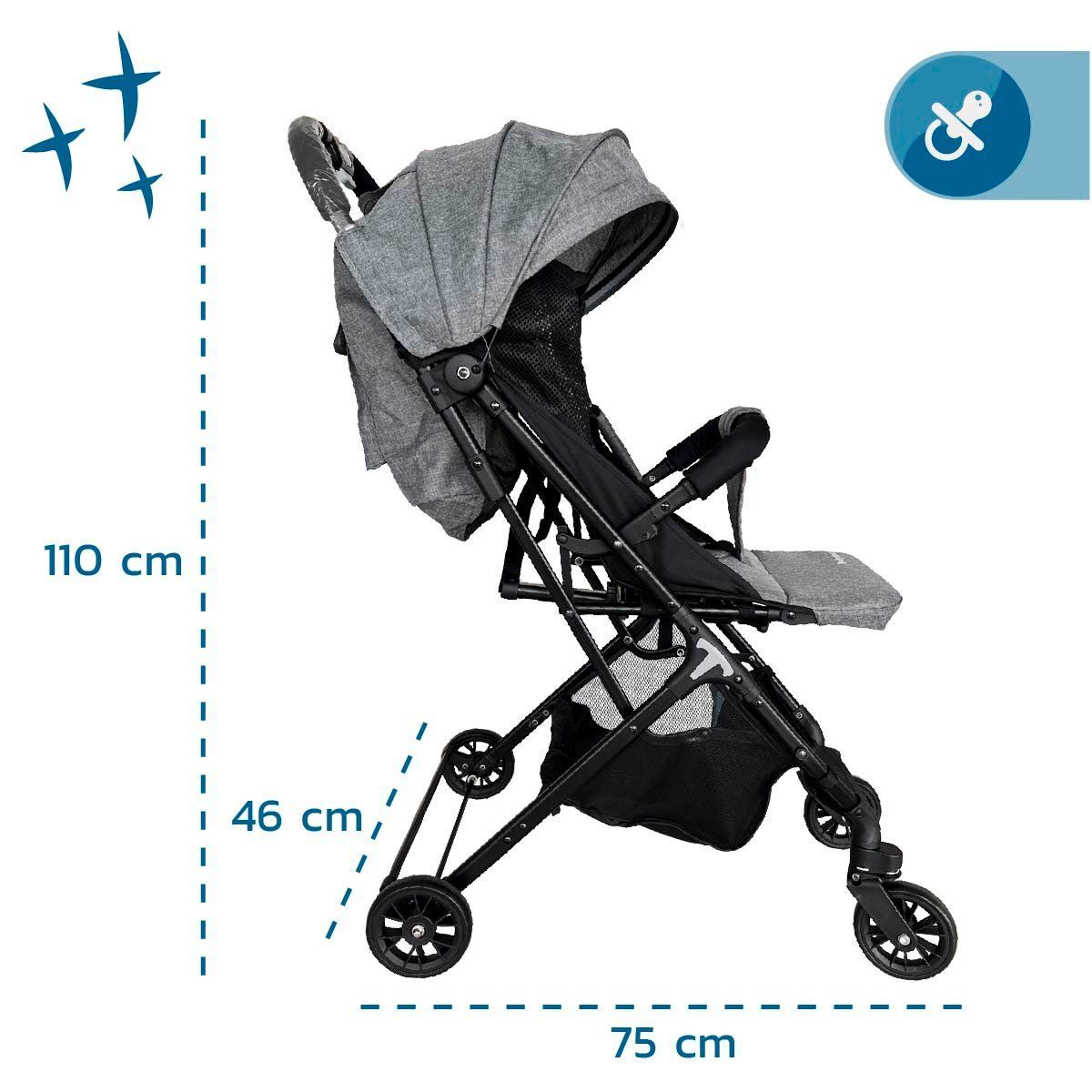 ENFANTASY - Coche Paseador Para Bebé viajero de cabina