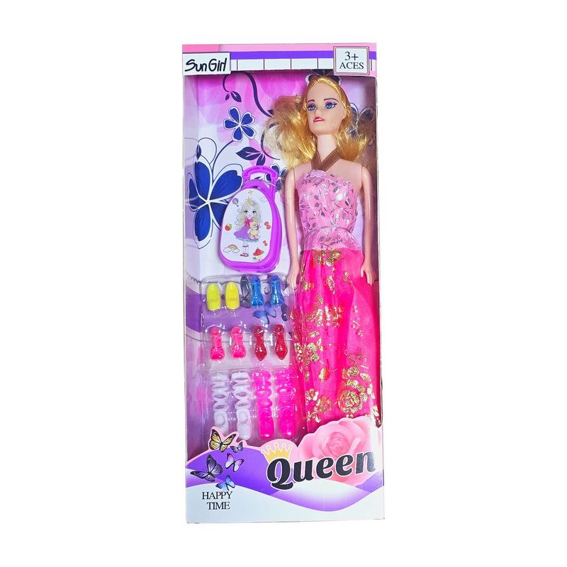 GENERICO - Muñeca Vestido Zapatos Bolsa Moda Fashion Juguete Niña