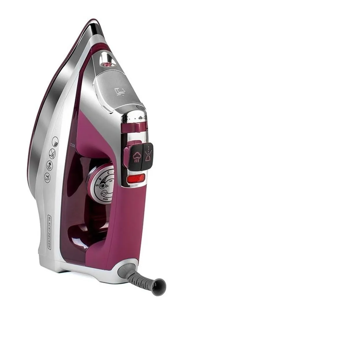 BLACK+DECKER - Plancha de Ropa BLACK+DECKER Power Pro Morado