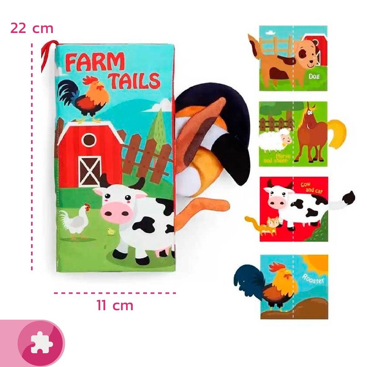 ENFANT'ASY - Libros De Estimulación Temprana Para Bebés Juguete Sensorial