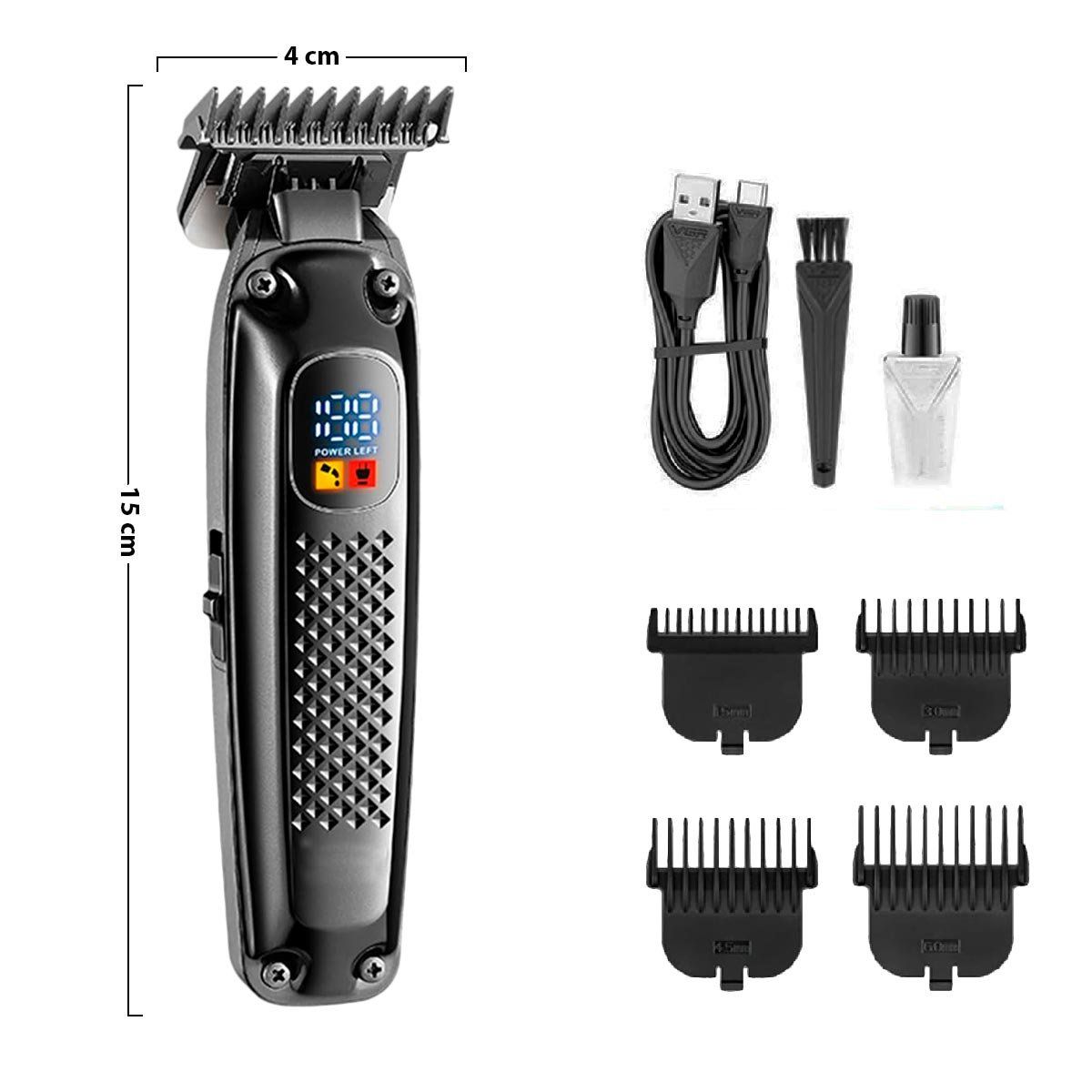 COMPRALOENCASA COM - Máquina Motilar Profesional Barbería Inalámbrica Pantalla LED V-972