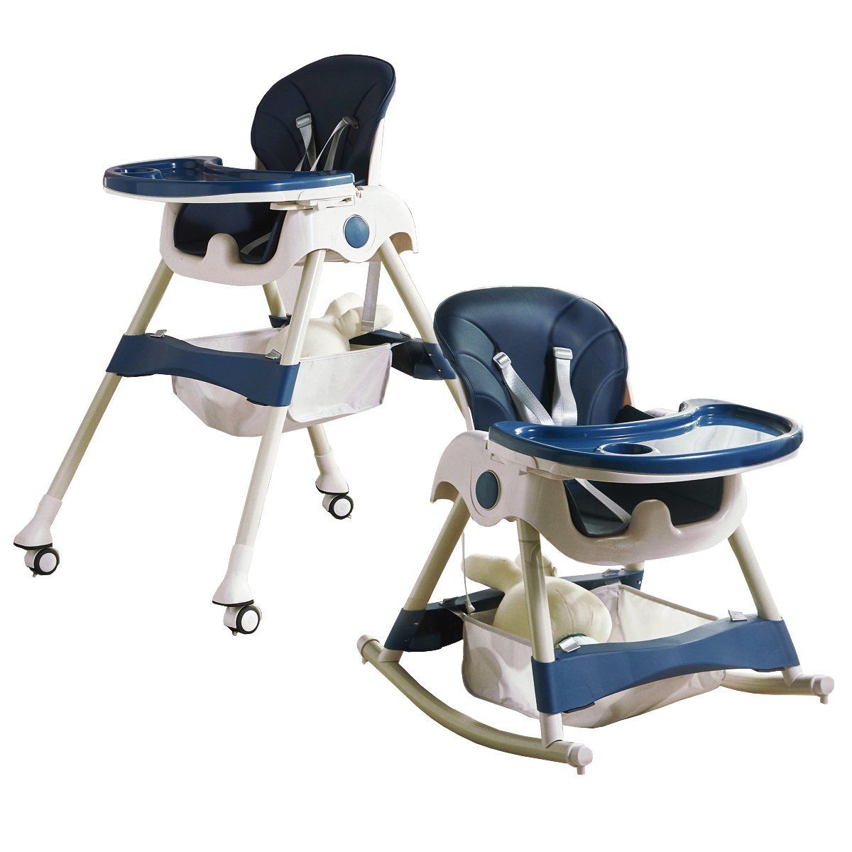 ENFANTASY - Silla Comer Ajustable Comedor Reclinable Plegable Para Bebé