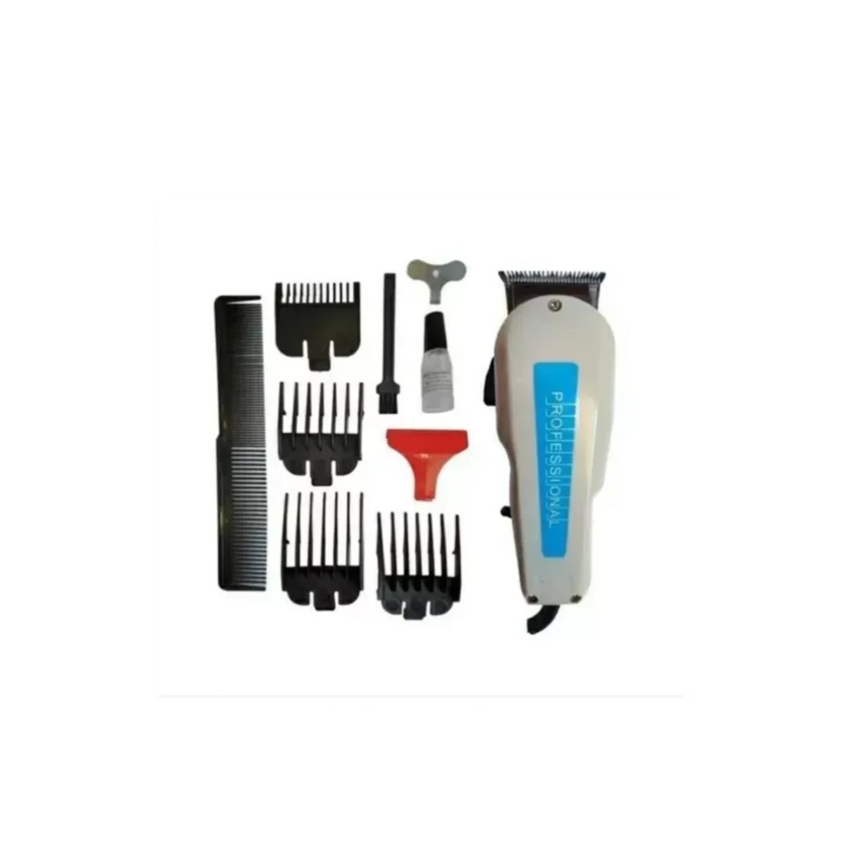 GENERICO - Maquina Peluquería Profesional Kit 9 Piezas Corte De Cabello
