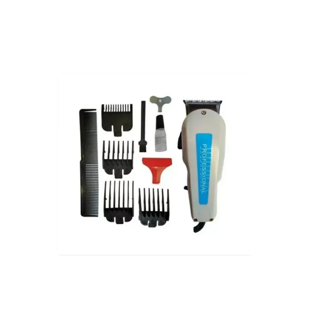 GENERICO - Maquina Peluquería Profesional Kit 9 Piezas Corte De Cabello
