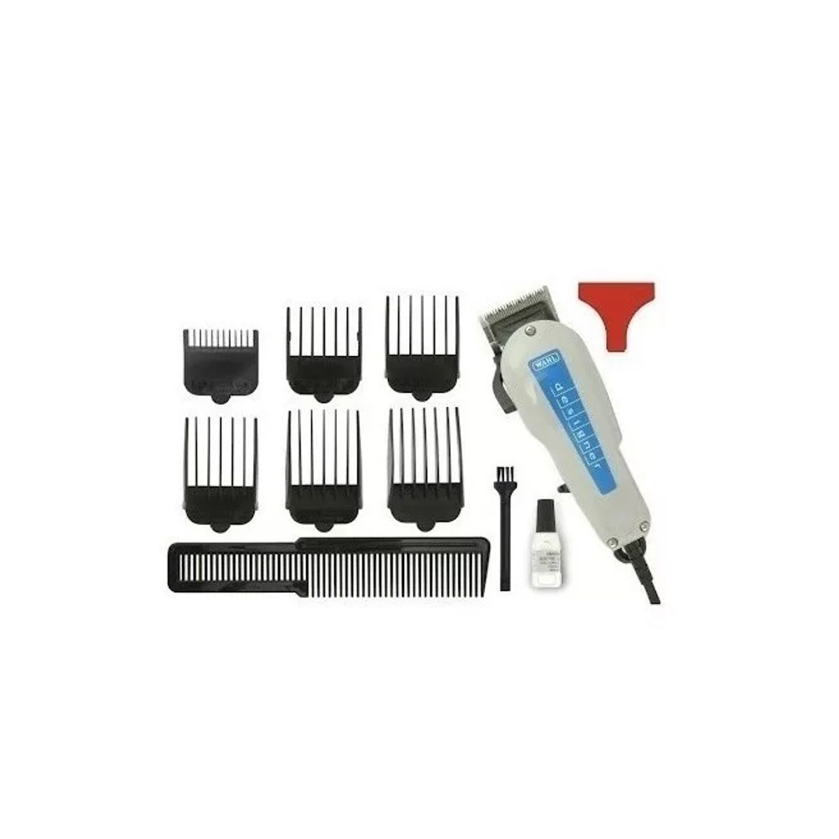 GENERICO - Maquina Peluquería Profesional Kit 9 Piezas Corte De Cabello