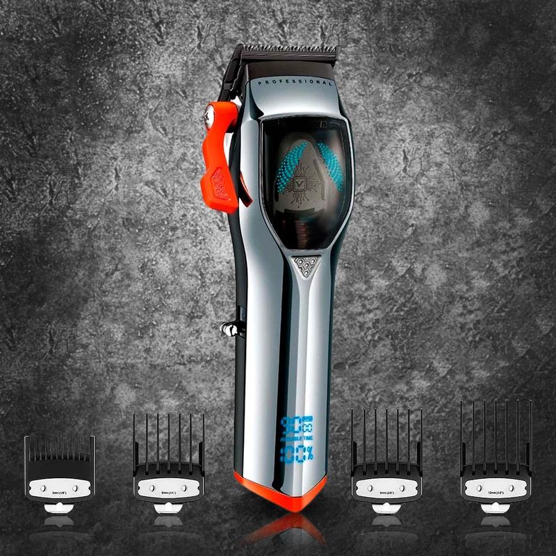 COMPRALOENCASA COM - Máquina Motilar Profesional Barbería Inalámbrica Pantalla LED V-647
