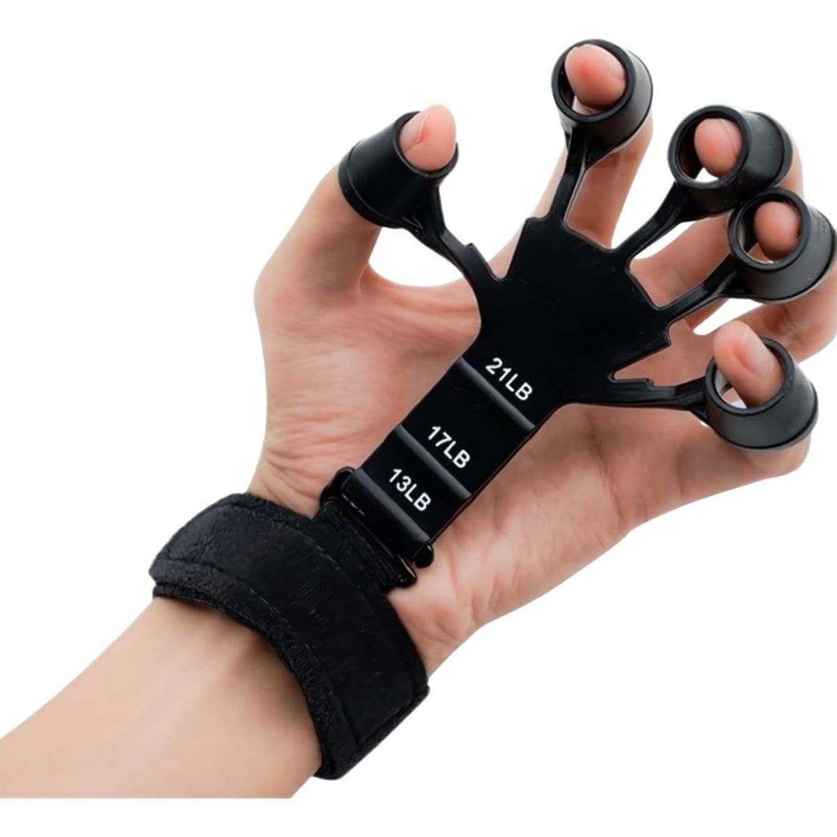 GENERICO - Ejercitador Dedos Fortalecedor Mano Ajustable Recuperación