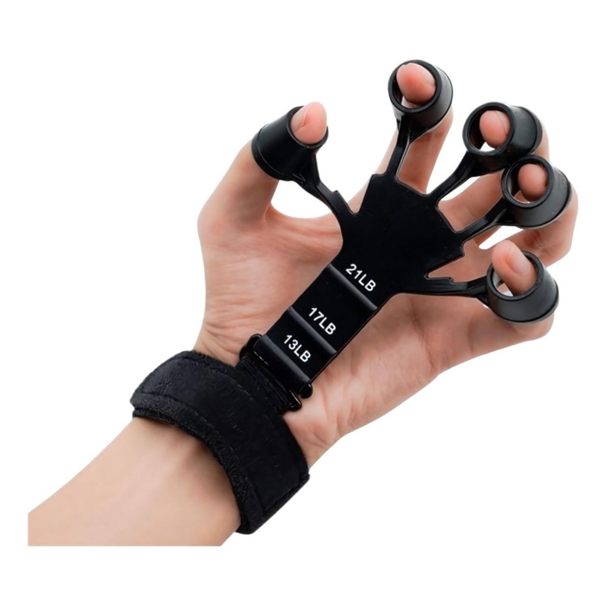 GENERICO - Ejercitador Dedos Fortalecedor Mano Ajustable Recuperación