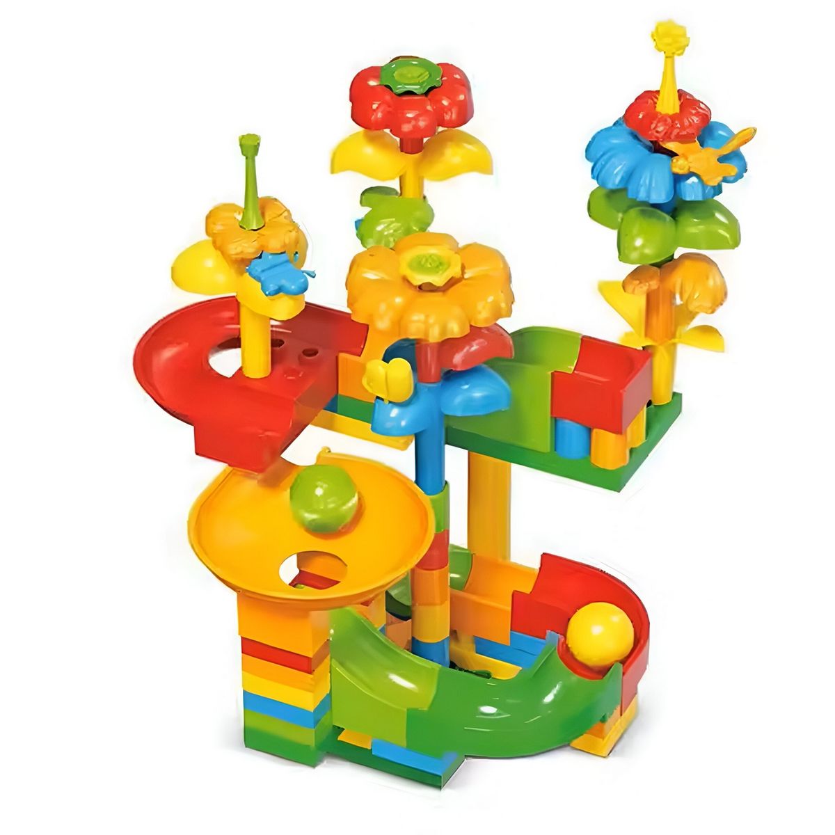 DAYOSHOP - Armatodo Pista Arbol Tobogan Bola Juguete Aprendizaje Niños