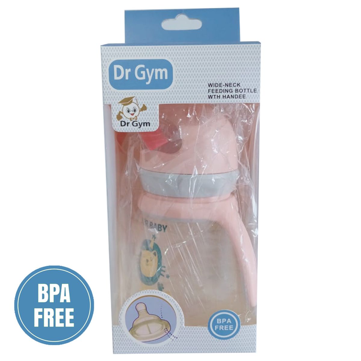 GENERICO - Tetero Dr. Gym de 10 Rosa