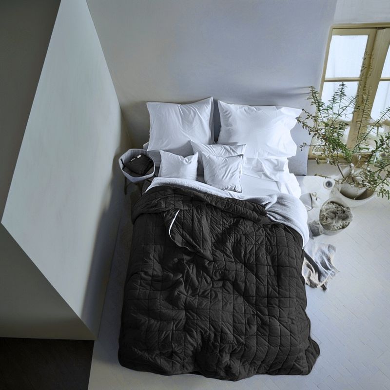 KARYTEX - Edredón Con Ovejero Cama Sencilla Color Negro