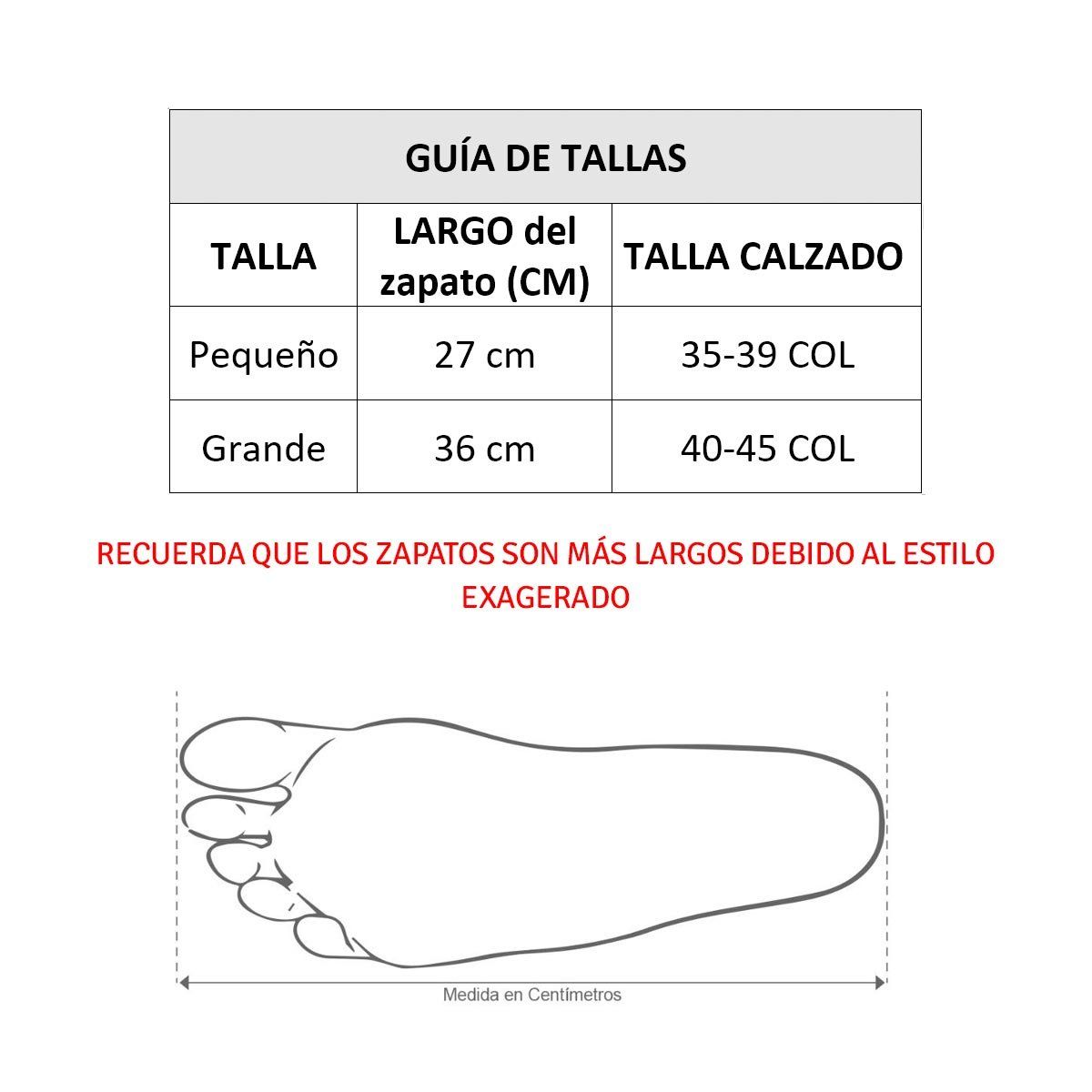 COMPRALOENCASA COM - Zapatos De Payaso Accesorio Disfraz Zapatillas OF-02