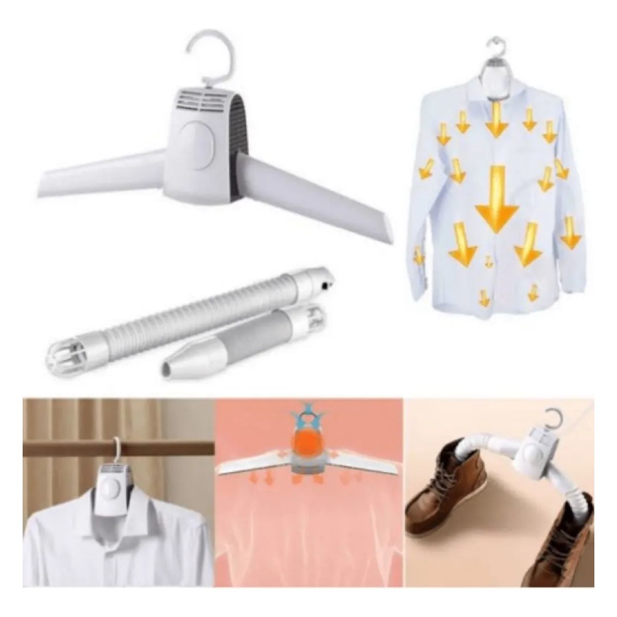 GENERICO - Gancho Secador Eléctrico Ropa Calzado Inteligente Portátil