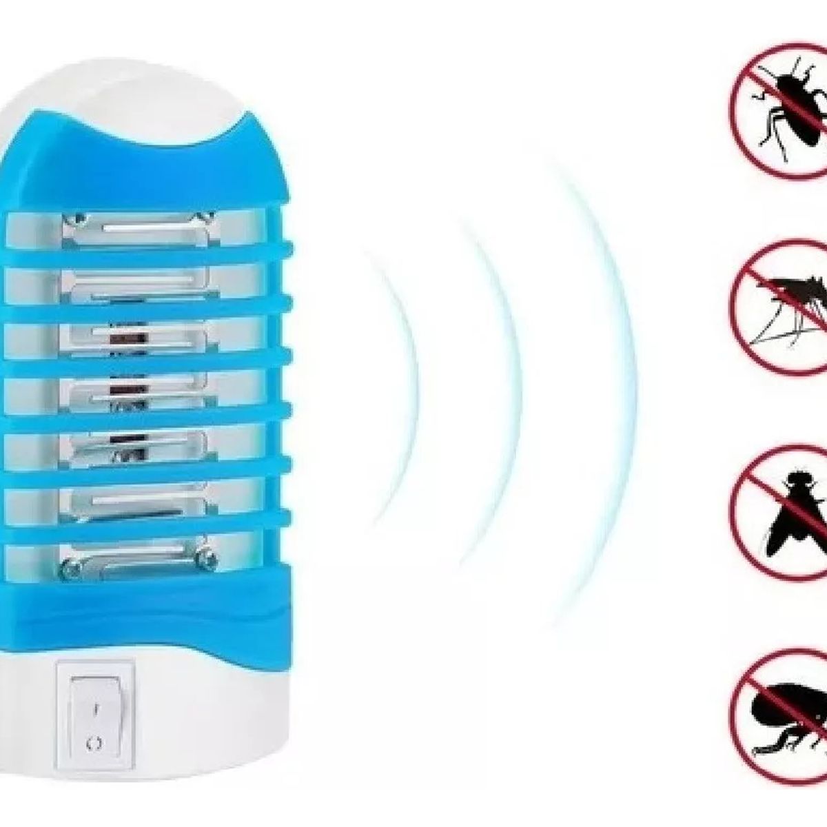 GENERICO - Lampara Mata Mosquitos Luz Uv Repelente Plagas Hogar Enchufe