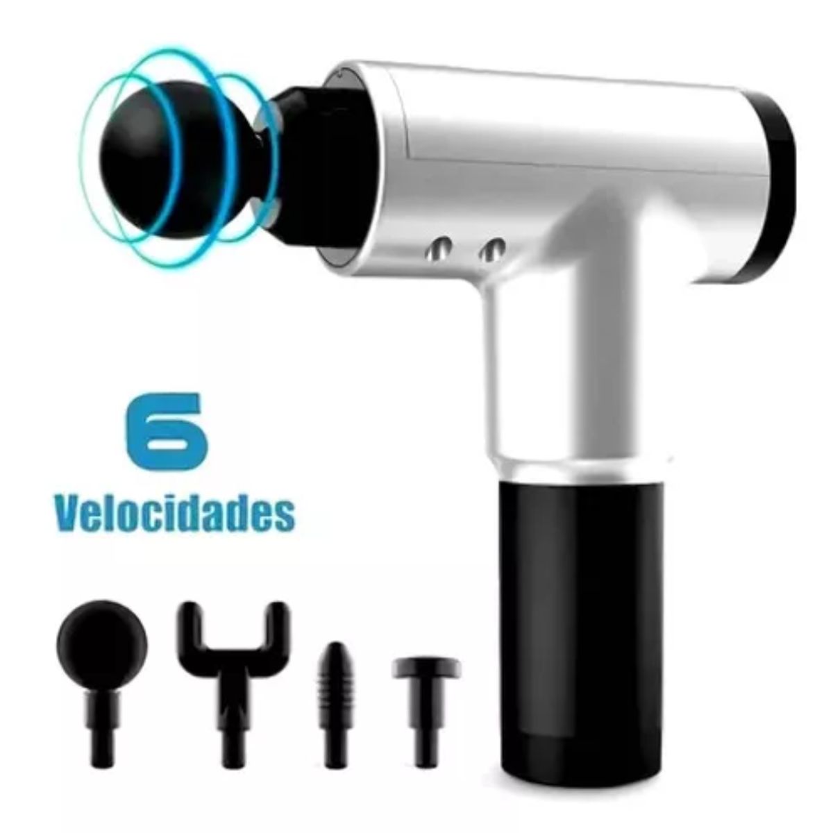 GENERICO - Masajeador Muscular Terapéutico Tipo Pistola Manual Relaxgun