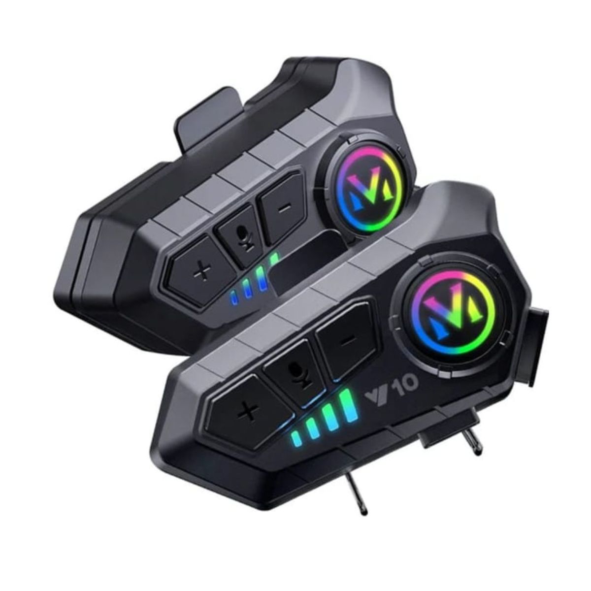 GENERICO - Intercomunicadores X2 Bluetooth KR-M1 Resistencia Agua IPX6