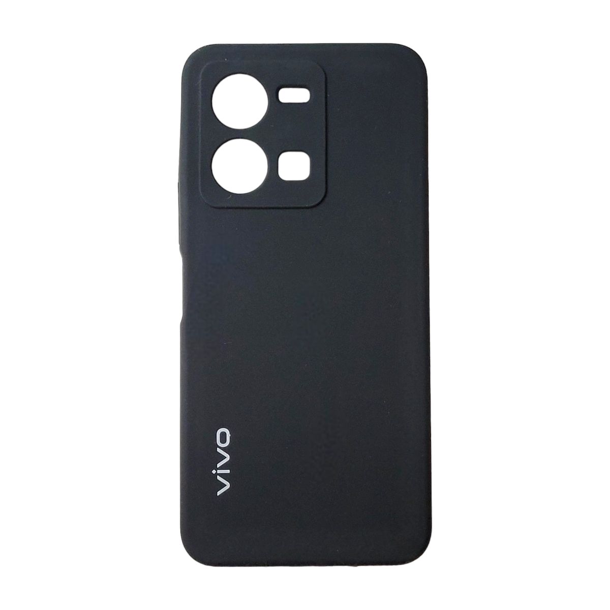 GENERICO - Silicone Case Estuche Funda para Vivo Y35 Negro