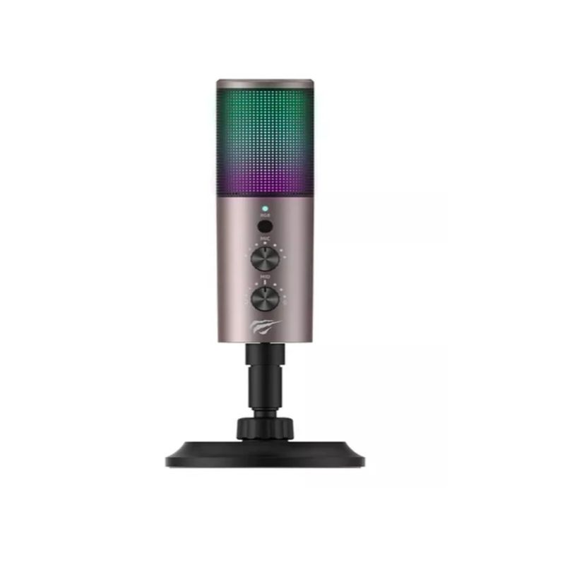 HAVIT - Microfono Condensador Tipo C Rgb Havit Gk61  Pc Y Celular